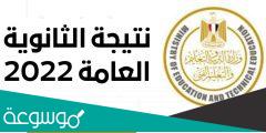 بالاسم ورقم الجلوس رابط نتيجة الثانوية العامة 2022 في مصر
