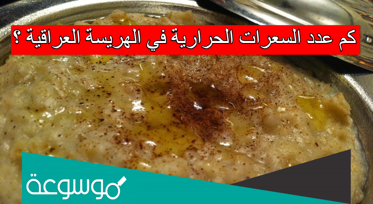 كم عدد السعرات الحرارية في الهريسة العراقية