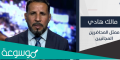 مالك هادي ممثل محاضرين