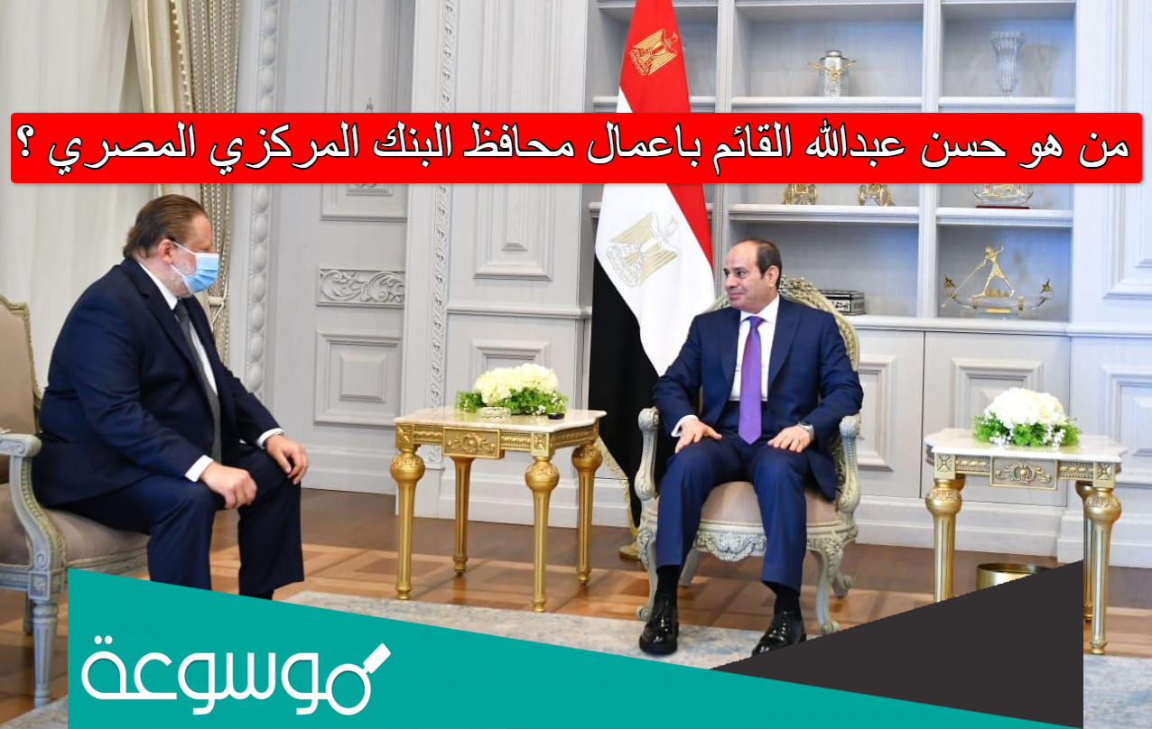 من هو حسن عبدالله القائم باعمال محافظ البنك المركزي المصري