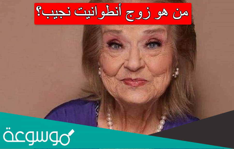 من هو زوج أنطوانيت نجيب؟