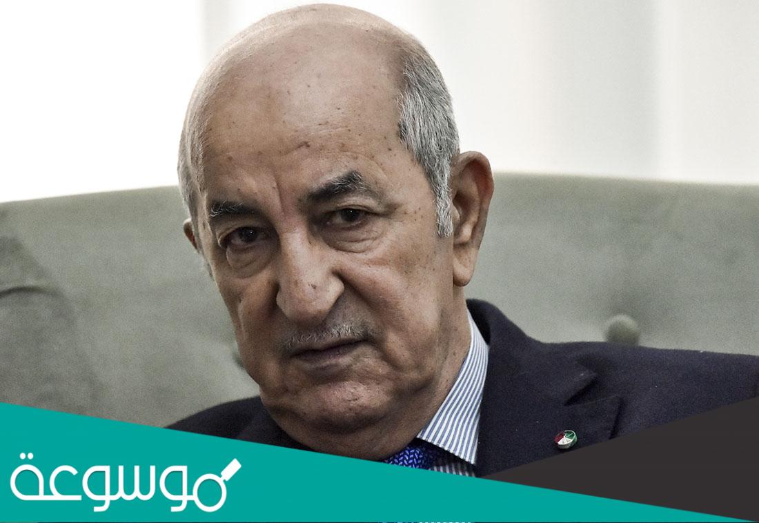 ابن رئيس الجزائر الحالي