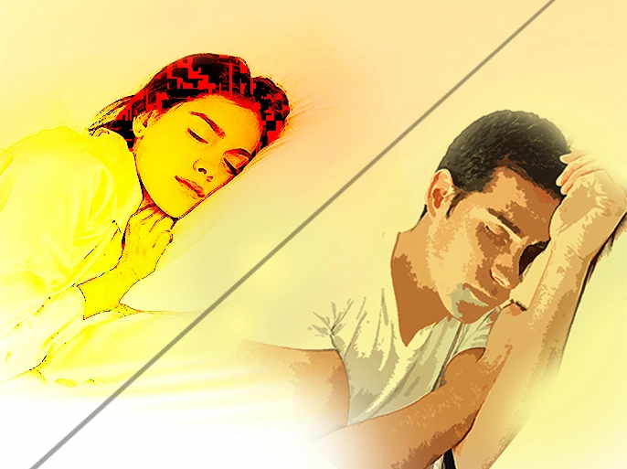 ماذا يفرز الجسم في الظلام؟