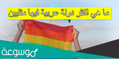 ما هي اكثر دولة عربية فيها مثليين