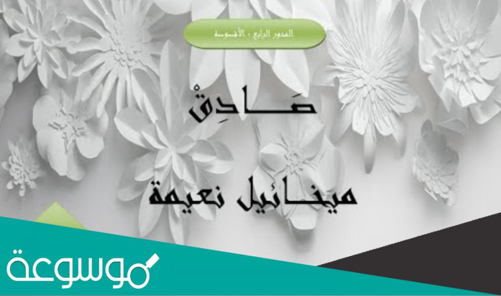 القضايا المطروحة في أقصوصة صادق