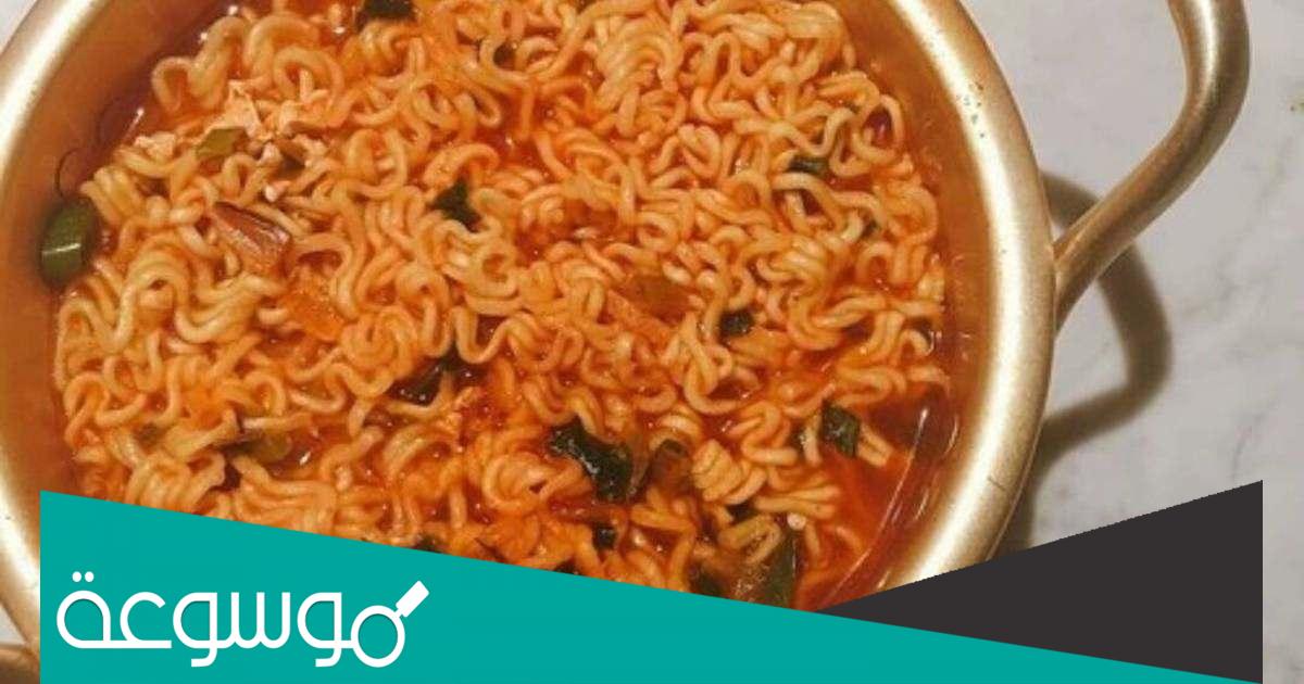 شكل الاندومي الكوري الحار وهل يسبب وفاة