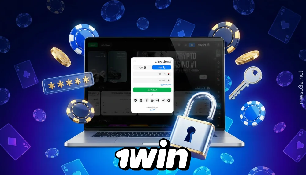 للدخول إلى حساب 1win Egypt، أدخل عنوان بريدك الإلكتروني أو اسم المستخدم وكلمة المرور